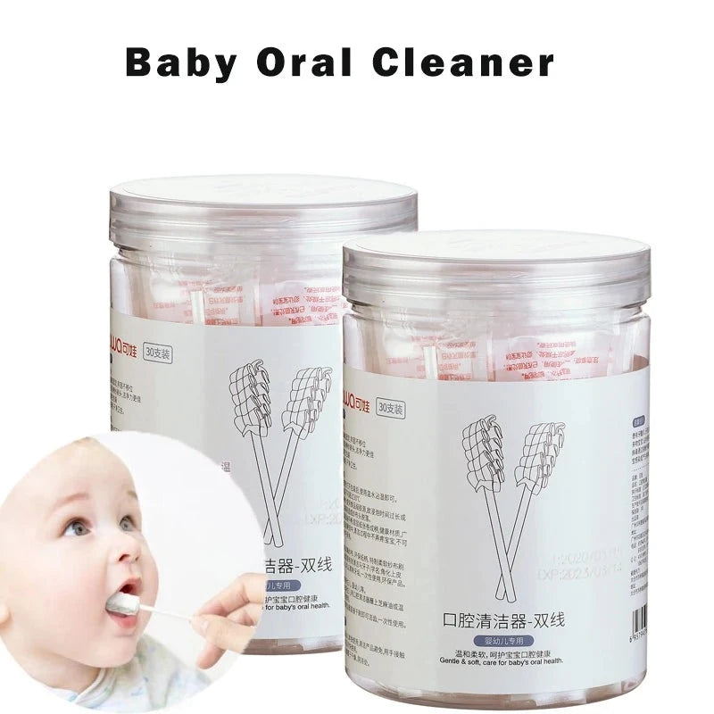 Cotton Swab Mouth and Tongue Cleaner